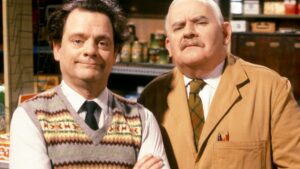 Two senior men open all hours